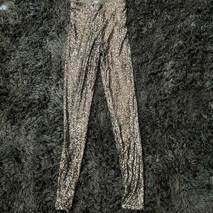 H&M sequin pants
